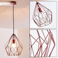 kupferfarbene Hänge Beleuchtung Retro Pendel Ess Tisch Wohn Zimmer Lampen Design