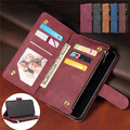 Für iPhone 11 12 13 14 15 Pro Max Plus Matt Leder Wallet Handy Schutzhüllen Etui