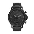 FOSSIL Herren-Armbanduhr JR1401 Analoge Anzeige Quartz-Uhrwerk schwarz