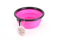 Fressnapf Hundenapf Katzenapf Wassernapf pink faltbar Futternapf Reisenapf 350ml