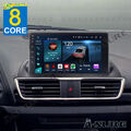 Android 14 9" 4G+64G Autoradio CarPlay BT FM WIFI GPS NAV Für Mazda 3 2014-2018