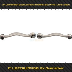 2X LEMFÖRDER LENKER, RADAUFHÄNGUNG HINTERACHSE MITTE  LINKS + RECHTS OBEN