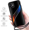 Hülle mit Band für Samsung A05 A16 A25 A54 A55 S24 FE Handy Kette Case KBX-373