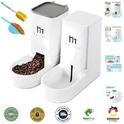 Marchul Automatischer Futterspender & Wasserspender Set für Katzen und Hunde