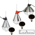 Infrarotstrahler  + Birne 150 W rot, Rotlichtlampe Infrarot-Lampe Wärmestrahler