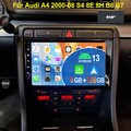 DAB+ 6+128GB GPS Carplay Autoradio Android 13 Für Audi A4 2000-08 S4 8E 8H B6 B7