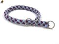 G2 Tauwerk Halsband Basic 20mm, rund geflochten, mit Zugstop, Cool Purple