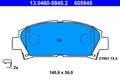 Bremsbelagsatz Scheibenbremse ATE 13.0460-5845.2 für TOYOTA AVENSIS Liftback VVT