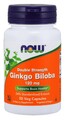NOW Foods Ginkgo Biloba Double Strength, 120mg - 50 vcaps (318,00 EUR/kg)