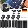 Alu Solarpanel Halterung Trapezblech Flachdach PV Montage Befestigungsschiene IJ