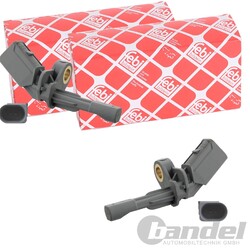 2X FEBI BILSTEIN ABS-SENSOR RADDREHZAL HINTEN PASSEND FÜR AUDI Q3 SEAT ALHAMBRA