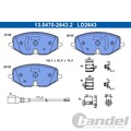 ATE CERAMIC BREMSBELÄGE VORNE passend für VW GOLF 8 AUDI A3 SEAT LEON OCTAVIA