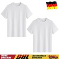 Herren Crewneck T-Shirt im Doppelpack Weiß (2er Pack)