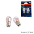 2x OSRAM PY21W Chrom Blinker Birne Leuchtmittel Glühbirne Diadem Chrome BAU15s