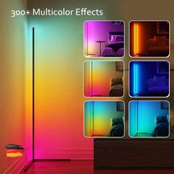 10W LED Stehleuchte RGB Dimmbar Farbig Stehlampe Lichtsäule Standleuchte Dimmbar