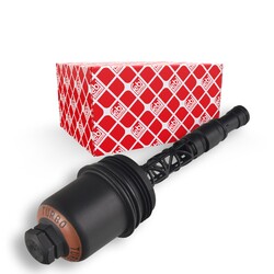 Febi Bilstein Deckel Ölfiltergehäuse febi Plus passend für Mercedes C-Klasse SLK