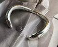 EDLES Armband 925 SILBER massiv Armkette Ring dünner ARMREIF Armzange  Zirkonia
