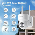 ieGeek 2K Solar/Akku Kabellose WLAN Überwachungskamera Aussen HD 360° PTZ Kamera