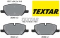 TEXTAR 2634802 Bremsbelagsatz für Scheibenbremse Bremsbelagsatz für Opel 