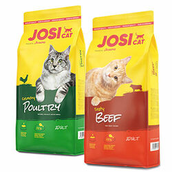 1 x 10 kg Josera JosiCat Tasty Beef + 1 x 10 kg Josera JosiCat Crunchy Poultry