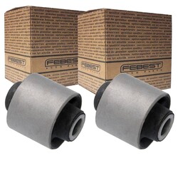 2x FEBEST HINTERACHSBUCHSEN QUERLENKERLAGER passend für MAZDA 323 LINKS+RECHTS