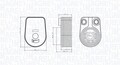 Magneti Marelli 350300002800 Ölkühler, Motoröl für DACIA INFINITI RENAULT Schmie