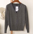 Damen Strickjacke Cardigan Top Strickpullover Feinstrick-Pullover DE