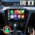 DAB+ 2+32GB Android 14 Autoradio RDS Navi Carplay Kam Für VW Passat B8 2015-2020