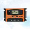  40A MPPT Solarladeregler 12V 24V Auto LCD Dual USB Solarzellen Panel Batterie