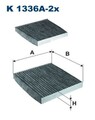 FILTRON Filter, Innenraumluft K 1336A-2x für ALPINA BMW