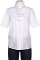 Peter Hahn Bluse Damen Oberteil Hemd Hemdbluse Gr. EU 40 Baumwolle Weiß #pvo5b08
