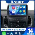 2+32G Android 14 Carplay BT GPS Autoradio DAB Für Opel Zafira Tourer C 2011-2016