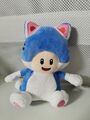 Super Mario Toad Peach 3d Cat Stofftier Plüsch Figur Kuscheltier 20 cm NEU