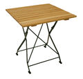 Gartentisch Bistrotisch Biergartentisch Gartenmöbel Tisch BAD TÖLZ 70x70cm grün