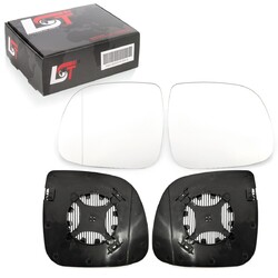 2x Spiegelglas links rechts asphärisch konvex für VW Transporter T6 Multivan VI