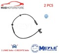 ABS SENSOR DREHZAHLFÜHLER PAAR HINTEN MEYLE 16-14 899 0025 2PCS I NEU