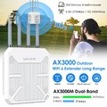 Wavlink AX3000 Outdoor WLAN Repeater Extender Dualband WiFi 6 Long Range Access