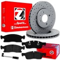 Zimmermann SPORT BREMSSCHEIBEN + BELÄGE VORNE für MERCEDES W166 ML M-KLASSE GLE