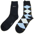 2 Paar s.Oliver Socken Strümpfe Herren Unisex 2er Pack Business navy Gr.43-46