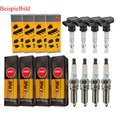 4x NGK Zündspule +4x Zündkerze V-Line passend für Honda Jazz II GD_ GE3 GE2