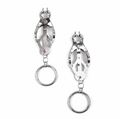 Nippelklemmen mit Ringen Nippelklammern Brustwarzenklemmen BDSM Bondage Unisex 