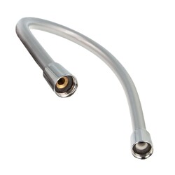 tecuro PREMIUM Brauseschlauch - silberglatt - verdrehsicher - alle Längen