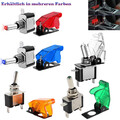 Kippschalter/Wippschalter 12V Auto Switch/12V-24v Einbau ON OFF mit Schutzkappe