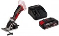 Einhell Akku-Mini-Handkreissäge TE-CS 18/89 Li-Solo 4331100 + 2.5Ah Starterkit 4