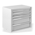 Schubladenschrank Werkzeugschrank Werkstattschrank Schrank 5 Schubladen grau