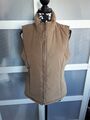 Steppweste Pufferweste Weste* Braun Camel * Gr. 38 * Amisu * Stehkragen *