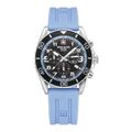 Swiss Alpine Military Herren Uhr Chronograph Analog Quarz 7029.9831SAM Silikon