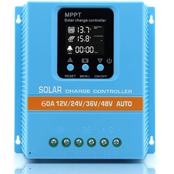 60-100A MPPT Solar Ladegerät Controller Panel Regler 12~48V Intelligenter Regler