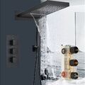 Unterputz Duscharmatur Duschsystem Regendusche Mit Thermostat Set Kopfbrause DHL
