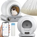 Automatisch Katzenklo Selbstreinigende Katzentoilette mit APP Steuerung Müllsäck